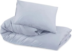 Σετ Παπλωματοθήκη vidaXL Γκρι 135x200 εκ. Βαμβακερό