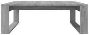 vidaXL Τραπεζάκι Σαλονιού Γκρι Sonoma 100x100x35εκ. Επεξεργασμένο Ξύλο
