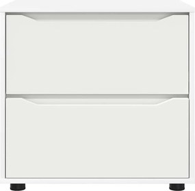 vidaXL Ντουλάπι αποθήκευσης 60 x 48 x 57 εκ Επεξεργασμένο Ξύλο Λευκό