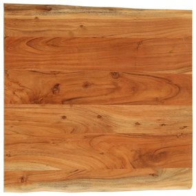 vidaXL Επιφάνεια Γραφείου Τετράγωνη 80x80x2,5 εκ. Μασίφ Ξύλο Ακακίας
