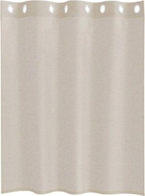 vidaXL Κουρτίνα βυσσινί 2 pcs Άμμος 140 x 140 cm Πολυεστέρας