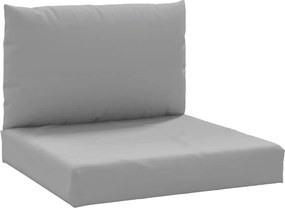 vidaXL Μαξιλάρια Παλέτας 2 τεμ. Γκρι από Ύφασμα Oxford