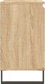 vidaXL Ντουλάπι Μπάνιου Sonoma Δρυς 58 x 33 x 60 εκ. από Επεξεργ. Ξύλο