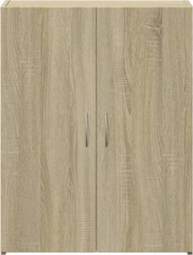 vidaXL Αρχειοθήκη Sonoma Δρυς 60x32x77,5 εκ. από Επεξεργασμένο Ξύλο