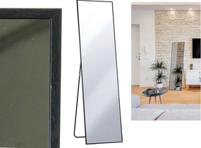 Καθρέπτης Δαπέδου Μαύρο Μέταλλο/Γυαλί 46x168cm