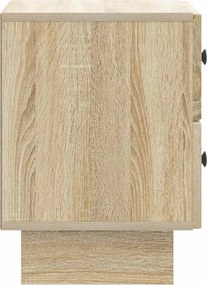 vidaXL Κομοδίνο 2 τμχ. Sonoma Δρυς 43 x 34,5 x 47,5 εκ