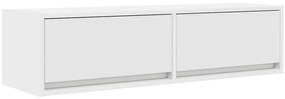 vidaXL Ντουλάπι Τηλεόρασης Λευκό 100x31x25,5 εκ Επεξεργασμένο Ξύλο