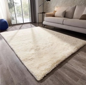 United Carpet Χαλί Shaggy/Γούνα 170x220 - FurX Έκρου