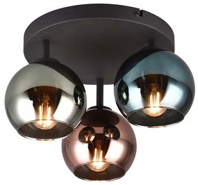 Φωτιστικό Οροφής RL Lighting Sheldon R61303017 Μαύρο Ματ