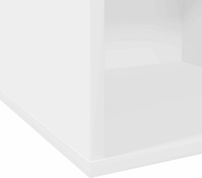 vidaXL Κουτί Άλμπουμ Βινυλίου Λευκό 37 x 36,5 x 38 εκ.