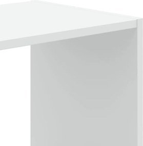 vidaXL Βιβλιοθήκη Λευκή 102x32x108 εκ. από Επεξεργασμένο Ξύλο