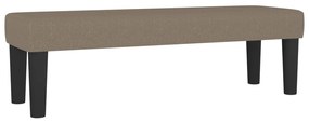 vidaXL Κρεβάτι Boxspring με Στρώμα Taupe 160x200 εκ. Υφασμάτινο