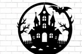 Intra απο ξύλο plywood  Χρώμα wenge 3mm-4mm πάχος - Halloween Decor Wall Δίασταση 15x15 cm INTRAFABR-101310348