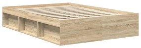 vidaXL Πλαίσιο Κρεβατιού Sonoma Δρυς 120x200 εκ.