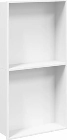 vidaXL Εσοχή Ντους Βουρστ. Λευκό Ματ 32x62x9 εκ. Αν. Ατσάλι