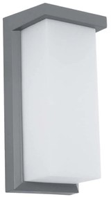 Φωτιστικό Τοίχου - Απλίκα Loft 60759 24,5x11x9,5cm Led 1890lm 18W 4500K Grey GloboStar