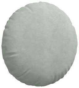 vidaXL Μαξιλάρια καθισμάτων 2 pcs Ανοιχτό γκρι Ø 40 x 13 εκ. Βελούδο