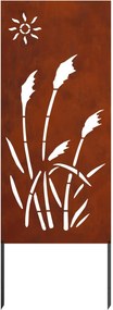 vidaXL Οθόνη Ιδιωτικότητας Κήπου Σκ rusty 50 x 140 εκ