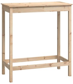 vidaXL Τραπέζι Μπαρ 100 x 50 x 110 εκ. από Μασίφ Ξύλο Πεύκου