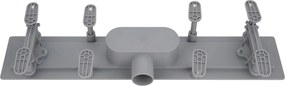 Acquanet Luxor Inox Matt - Γραμμικό Σιφώνι Δαπέδου - 50 εκ.