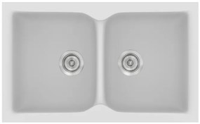 Sanitec Classic 336 White Ένθετος Νεροχύτης 90cm