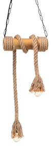 Φωτιστικό Κρεμαστο Aca 932302BBR MERLIN Μπεζ/Κρεμ (Beige/Creme)