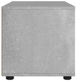vidaXL ντουλάπι τηλεόρασης VISNES Γκρι μπετόν 100x40x38 cm