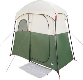 vidaXL Σκηνή Ντους 2 Ατόμων Αδιάβροχη Πράσινη