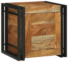 vidaXL Αποθηκευτικές Κάσες Καστανό 40 x 40 x 40 cm Μασίφ ξύλο ακακίας