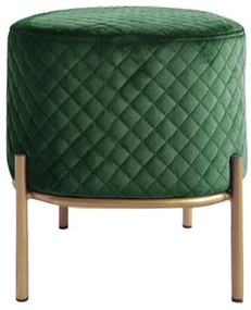 Σκαμπό Sinta HM8638.03 Dark Green 42x42x39Υ εκ. Velvet, Metal