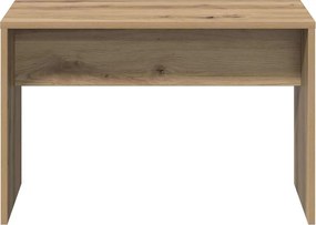 vidaXL Σκαμπό Μπουντουάρ Δρυς τεχνίτης 70 x 35 x 45 εκ. Επεξ. Ξύλο