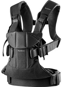 Μάρσιπος BabyBjörn One Woven Black