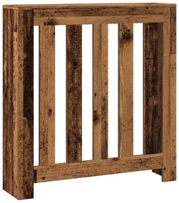 vidaXL Κάλυμμα Καλοριφέρ Όψη Παλαιού Ξύλου 78x20x82 εκ. Επεξ. Ξύλο