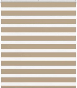 vidaXL Ζέβρα τυφλή 130x150 cm Πλάτος υφάσματος 125,9 εκ. Πολυεστέρας