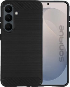 Θήκη Σιλικόνης Sonique Carbon Brushed Samsung Galaxy S26 FE Μαύρο