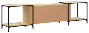 vidaXL Έπιπλο Τηλεόρασης Sonoma Δρυς 203x37x50 εκ. Επεξεργασμένο Ξύλο