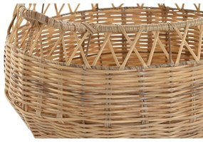 Σετ Καλαθιών DKD Home Decor Φυσικό Μέταλλο πολυαιθυλένιο 38 x 38 x 34 cm 38 x 38 x 27 cm 3 Τεμάχια