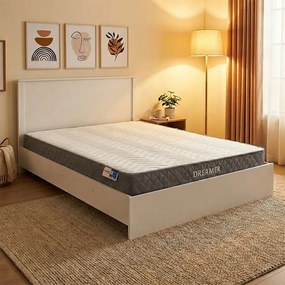 Κρεβάτι με στρώμα Athos-Dreamer  λευκό 160x200εκ