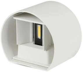 LED επιτοίχιο φωτιστικό 5W στρογγυλό λευκό 4000K φυσικό λευκό 217091 VTAC-217091-Λευκό 217091