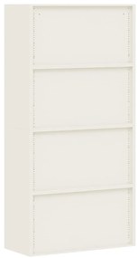 vidaXL Αρχειοθήκη Λευκή 90 x 40 x 180 εκ. Ατσάλινη