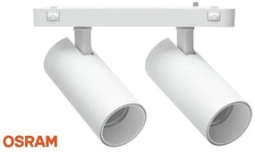 Διπλό Σποτ 20W 3000K Spotlight-6672-Λευκό 6672