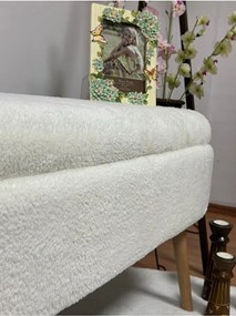 Stewehome Πάγκος Αποθήκευσης OSLO σε Υπόλευκη Απόχρωση 94x39x49 cm