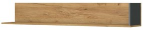 Ράφι Τοίχου Santes TO-SANTES155 155x27x24,5cm Sonoma-Graphite Aidonitsa