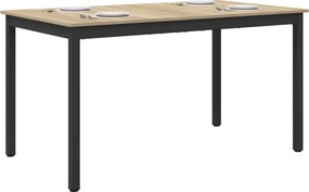 vidaXL Τραπεζαρίες 140 x 80 x 75 cm ΜΕΤΑΛΛΟ