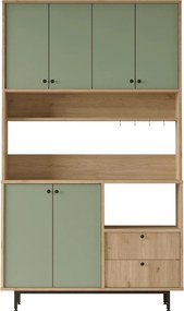 Ντουλάπι Δρυς / Πράσινο NAEFLEN 120x35.5x205