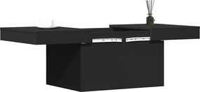 vidaXL Τραπεζάκι Σαλονιού Μαύρο 80x55x40 εκ. Επεξεργασμένο Ξύλο