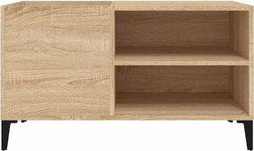 vidaXL Δισκοθήκη Sonoma Δρυς 84,5 x 38 x 48 εκ. από Επεξεργασμένο Ξύλο