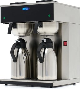 Filter Coffee Maker - Double - 2x 2L - with Insulated Jug
