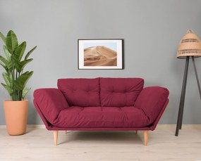 3-Seat Sofa-Bed Nina Daybed - Dark Red GR105 Dark Red