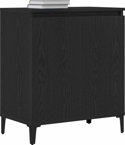 vidaXL Πλαϊνό γραφείο Μαύρη Οξυά 60 x 35 x 70 cm Επεξεργασμένο ξύλο